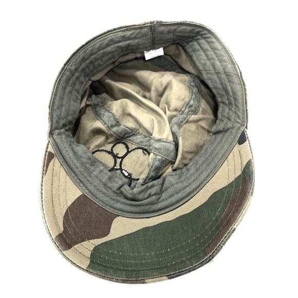 Camo Girls Cap Hat Flex Stretch Peace Love Button Patches - Picture 7 of 8